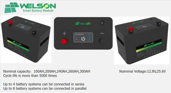 La UL larga portátil de la vida de ciclo de la batería de rv Lifepo4 24V Li Ion Battery Solar Golf Cart enumeró